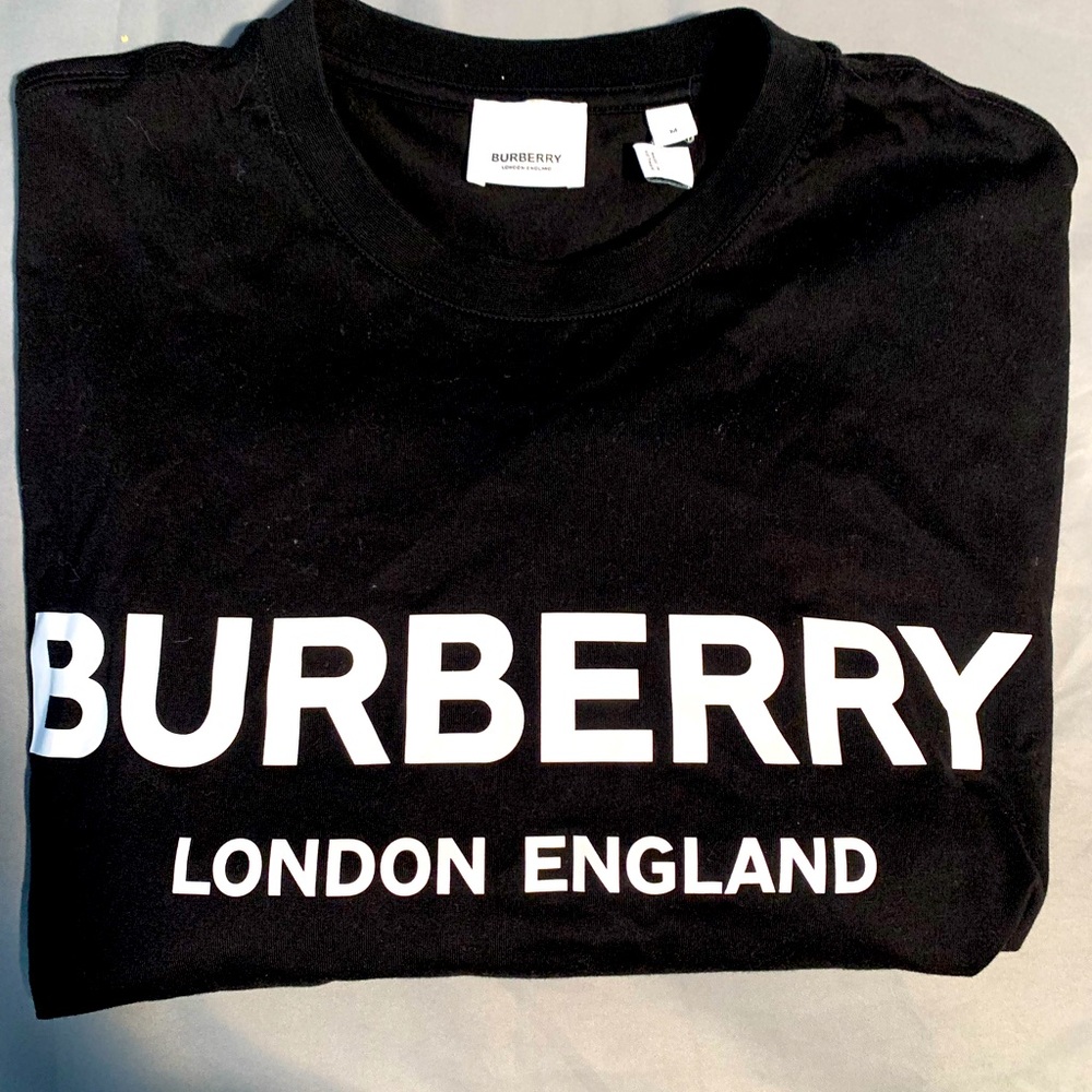 Black Burberry casual shirt for men size M